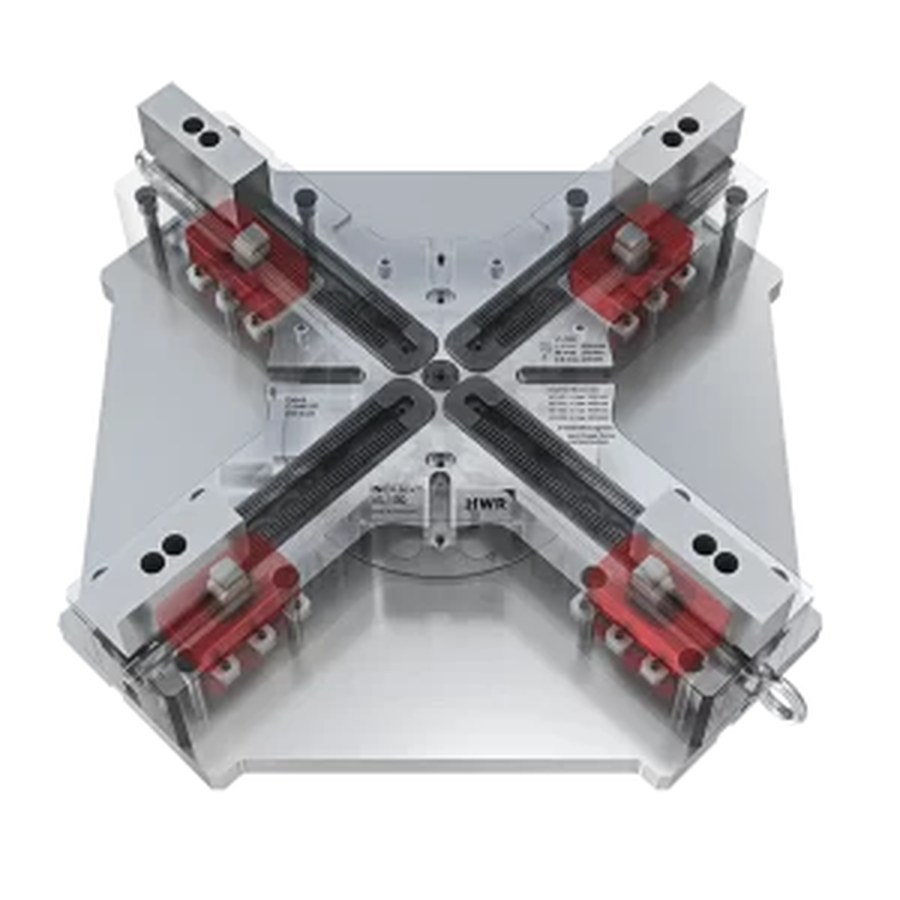 HWR INOFlex VL compensating four-jaw chuck with pendulum jaws