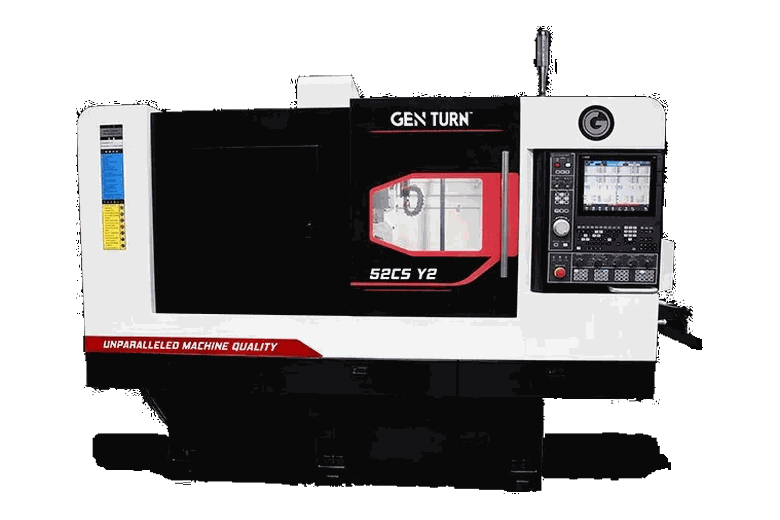 GenTurn 52-CS Y2 Swiss-type CNC lathe with true Y axis on both spindles