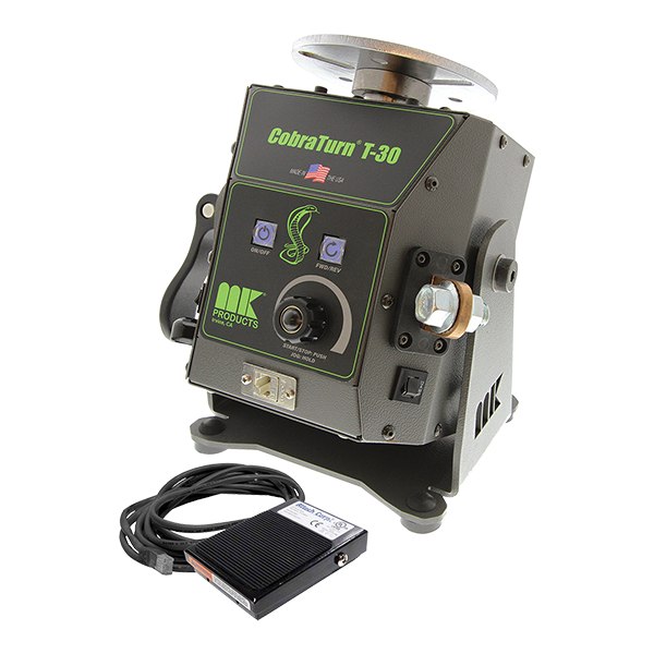 MK Products CobraTurn T-30 digital welding turntable with foot switch